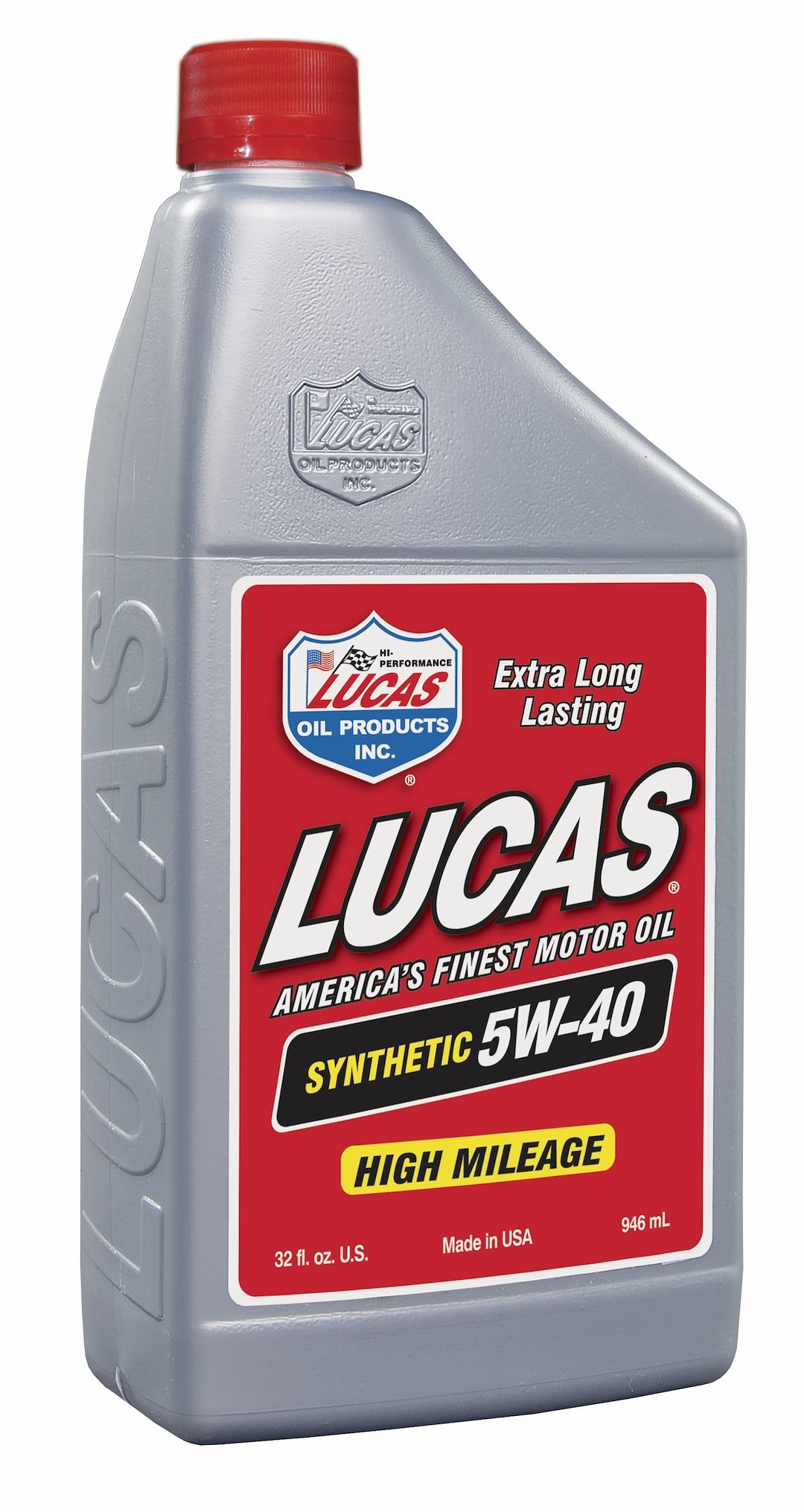 Lucas Oil Oil, SAE 5W-40, Synthetic, 1 Quart Bottle, Single – 10189