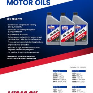 Lucas Oil Oil, SAE 10W40, 1 Quart Bottle, Single – 10275
