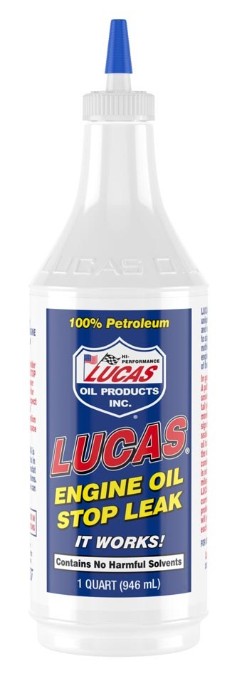 Lucas Oil Oil Stop Leak, Use to Stop Leaks IN Engine, 1 Quart Bottle, Single – 10278