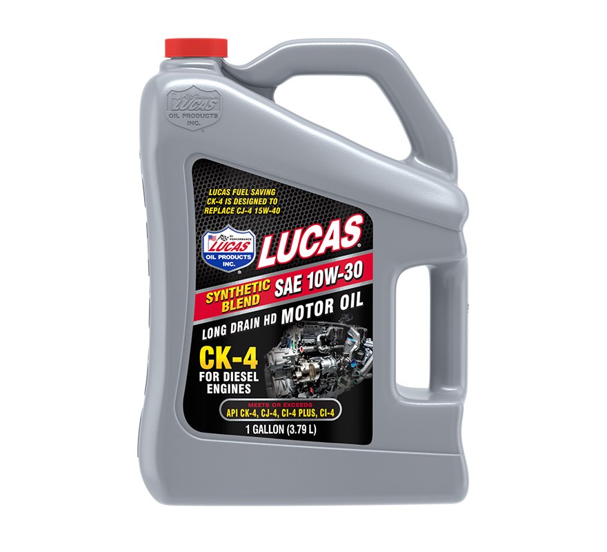Lucas Oil Oil, SAE 10W30, Synthetic, CK-4, 1 Gallon Jug, Single – 10282