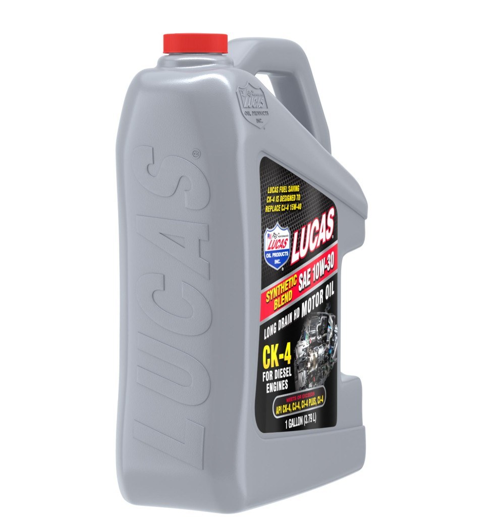 Lucas Oil Oil, SAE 10W30, Synthetic, CK-4, 1 Gallon Jug, Single – 10282