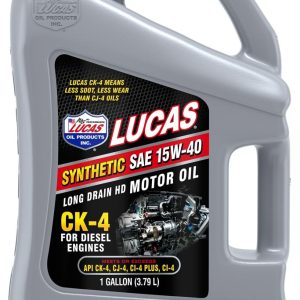 Lucas Oil Oil, SAE 15W-40, Magnum, CK-4, 1 Gallon Jug, Single – 10287
