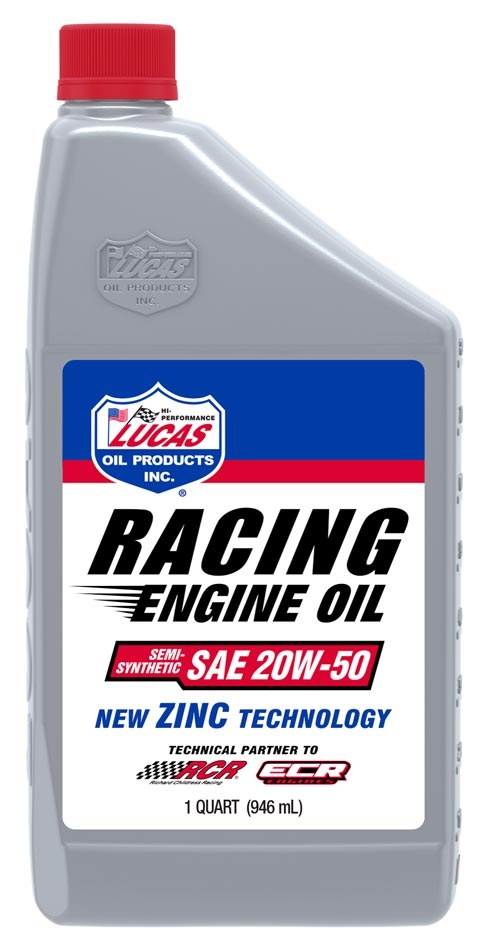 Lucas Oil Oil, SAE 20W-50, Semi-Synthetic, 1 Quart Bottle, Single – 10306