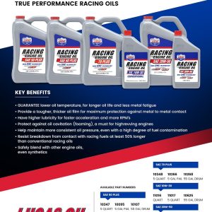 Lucas Oil Oil, SAE 50 Plus, 5 Quart Jug, Single – 10347