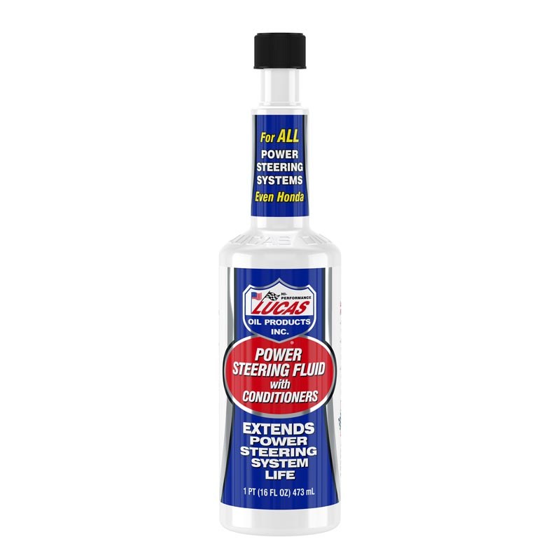 Lucas Oil Power Steering Fluid, Single, 16 Ounce, Synthetic, With Conditioners – 10442