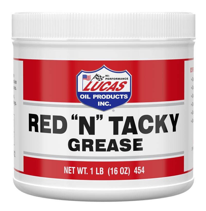Lucas Oil Multi Purpose Grease, Red N Tacky, Lithium Complex Grease, Single, 1 Pound Can – 10574