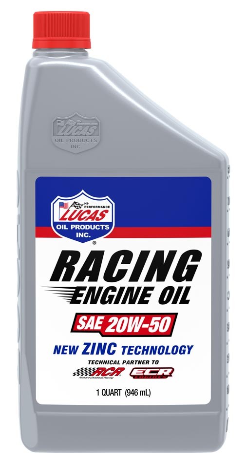 Lucas Oil Oil, SAE 20W-50, 1 Quart Bottle, Single, Racing Only – 10620