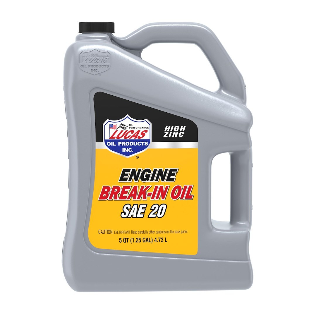 Lucas Oil Break-IN Oil, SAE 30, 5 Quart Jug, Single – 10631