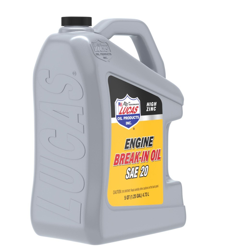Lucas Oil Break-IN Oil, SAE 30, 5 Quart Jug, Single – 10631