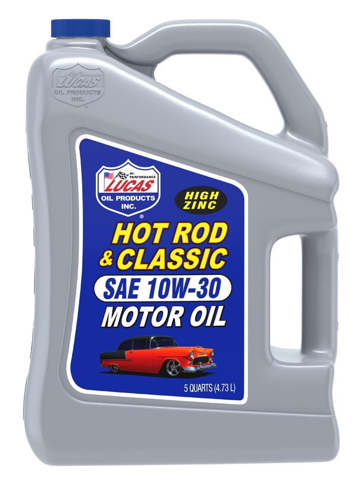 Lucas Oil Oil, SAE 10W30, Synthetic Blend, 5 Quart Jug, Single – 10679