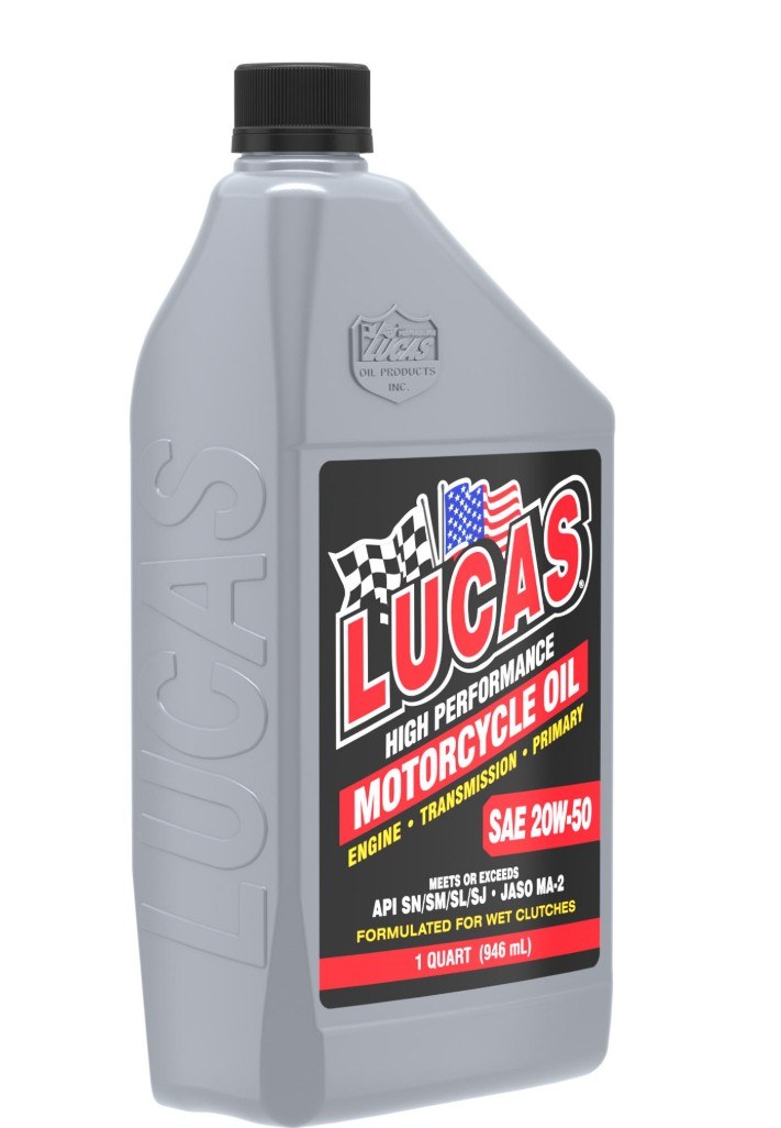 Lucas Oil Oil, SAE 20W-50, 1 Quart Bottle, Single, High Performance – 10700