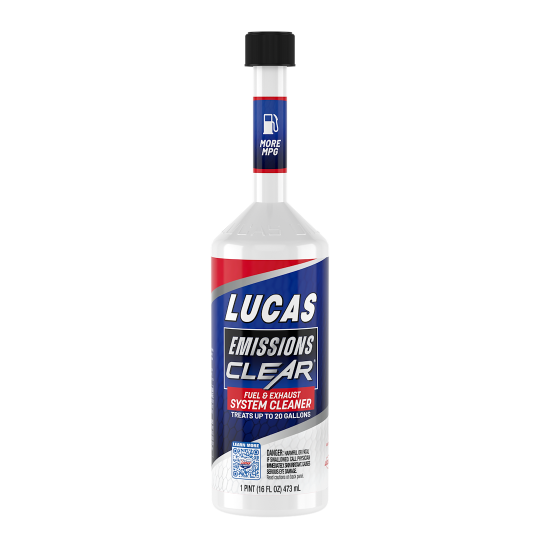 Lucas Oil Fuel Additive, Emmission Clear ™, Fuel System Cleaner, For Gasoline, 16 Ounce, Single – 10715-8