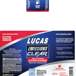 Lucas Oil Fuel Additive, Emmission Clear ™, Fuel System Cleaner, For Gasoline, 16 Ounce, Single – 10715-8