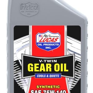 Lucas Oil Gear Oil, Single, 1 Quart Bottle, SAE 75W-140, Synthetic – 10791