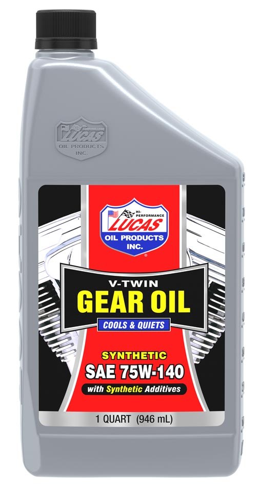 Lucas Oil Gear Oil, Single, 1 Quart Bottle, SAE 75W-140, Synthetic – 10791