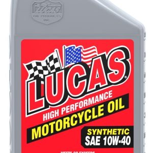 Lucas Oil Oil, SAE 10W40, Synthetic, 1 Quart Bottle, Single, High Performance – 10793