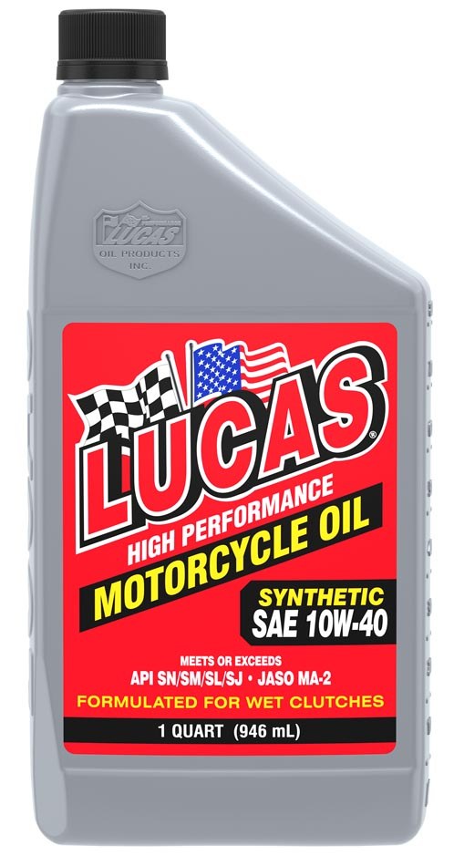 Lucas Oil Oil, SAE 10W40, Synthetic, 1 Quart Bottle, Single, High Performance – 10793