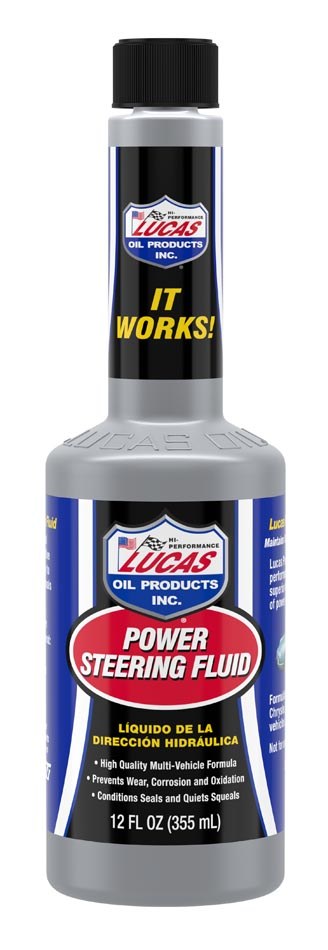 Lucas Oil Power Steering Fluid, Single, 12 Ounce Bottle – 10823