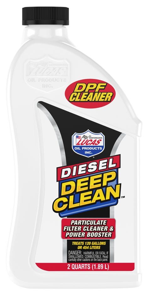 Lucas Oil Fuel Additive, Deep Clean ™, For Diesel, Particulate Filter Cleaner and Power Booster, Single, 64 Ounce Bottle – 10873