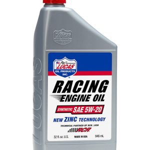Lucas Oil Oil, SAE 5W-20, Synthetic, 1 Quart Bottle, Single, Racing Only – 10883