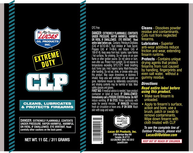 Lucas Oil Multi Purpose Lubricant, Extreme Duty, Use to Clean and Lubricate Firearms, 11 Ounce Aerosol Can, Single – 10916