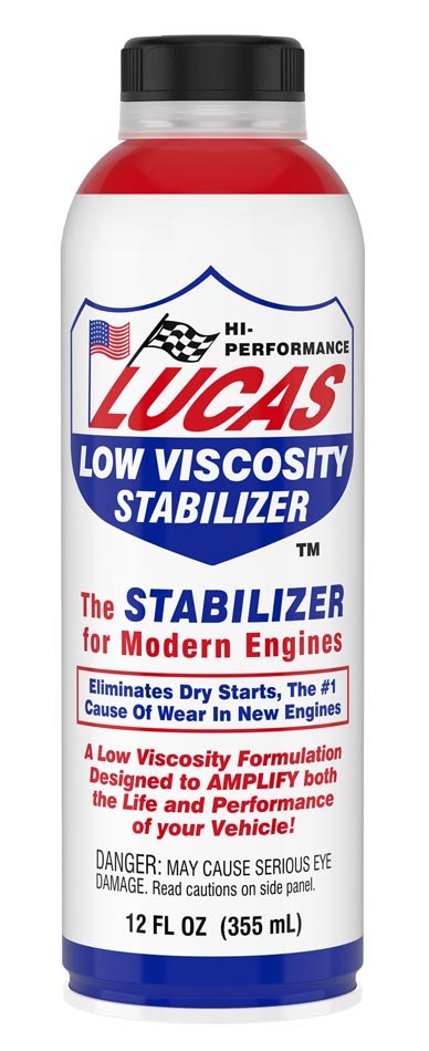 Lucas Oil Oil Additive, Low Viscosity Stabilizer ™, Used to Improves Fuel Economy and Power/ Friction Reduction/ Provides Wear Reduction – 11097