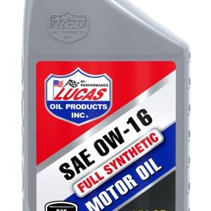 Lucas Oil Oil, SAE 0W-16, Synthetic, 1 Quart Bottle, Single – 11181