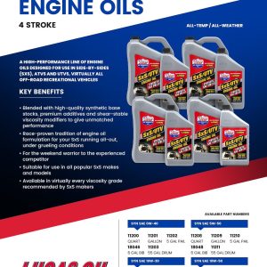 Lucas Oil Oil, SAE 0W-40, Synthetic, 1 Quart Bottle, Single – 11200