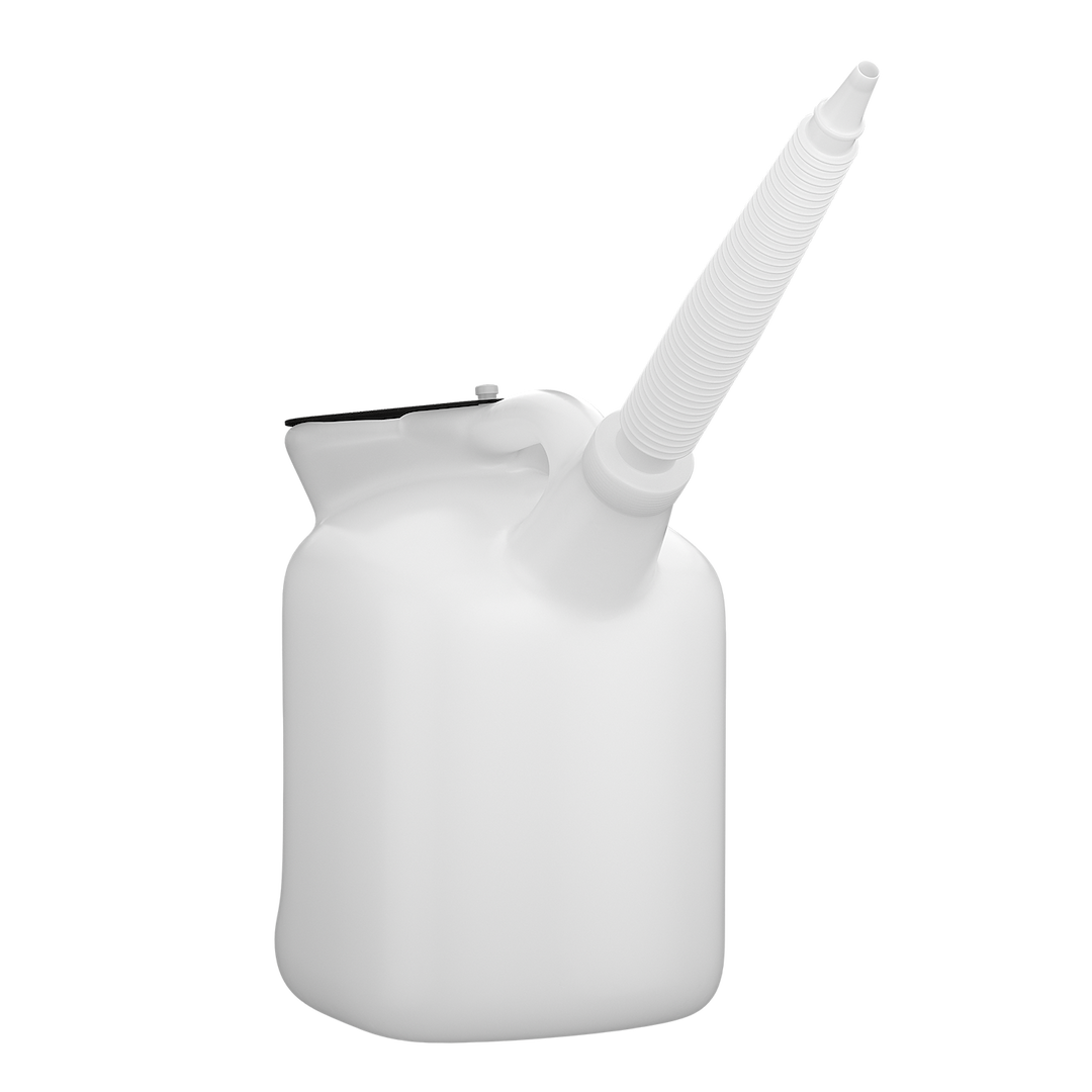 Lucas Oil Liquid Storage Container, White, Free Standing, With 6 Spouts/ 6 Lid, Set of 6 – 17999