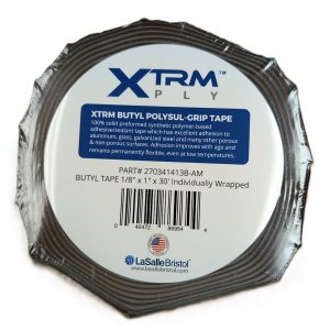 Lasalle Bristol Caulk Sealant, Xtrm Ply™, Use to Seal and Bond Around Windows/ Doors/ Vents, For Use on Rubber Roof, Butyl Tape – 270341413BAM