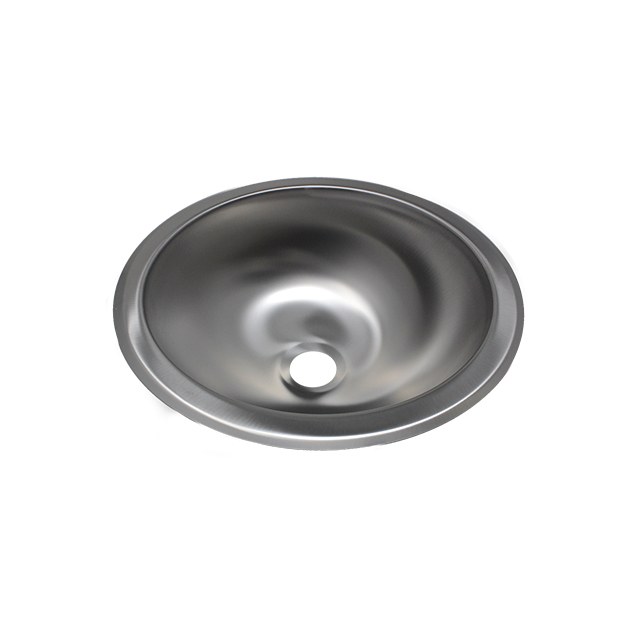 Lasalle Bristol Sink, Single Bowl, 13-5/8 Inch Diameter X 5-1/4 Inch Depth Overall Dimension, Self-Rimming, Without Faucet Mount – 13M131