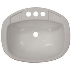 Lasalle Bristol Sink, Single Bowl, 20 Inch Length X 16 Inch Width X 6-1/2 Inch Depth Overall Dimension – 16270PWA