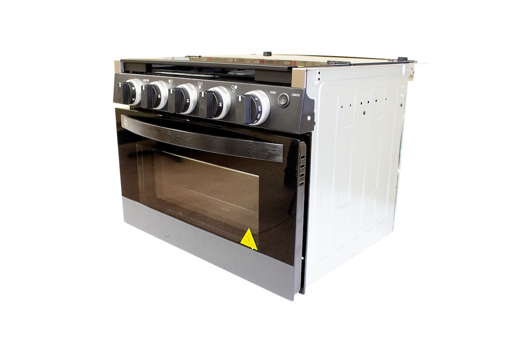 Lasalle Bristol Stove, Range, Black with Stainless Steel Trim, 21.46 Inch Width X 16.34 Inch Height X 21.06 Inch Depth, Piezo Ignition – 520RV17BB