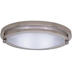 Lasalle Bristol Interior Light, Oval Shape Ceiling Light, 10 Inch X 5 Inch X 2-1/2 Inch, 12 Volt, Satin Nickel Finish – GS55AM558XYZ1