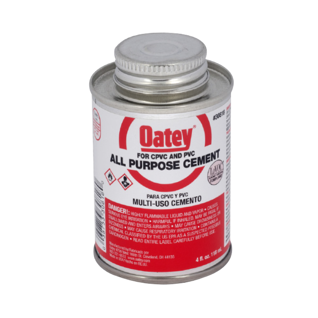 Lasalle Bristol Pipe Cement, For Waste Draining Piping, 4 Ounce – 7530818