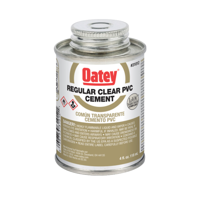 Lasalle Bristol Pipe Cement, For Use on PVC Piping, Clear, 1/4 Pint – 7531012