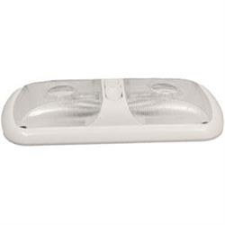 Lasalle Bristol Dome Light, Clear Lens, Double Light, Incandescent Bulb – GSAM4010