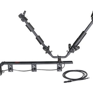Lets Go Aero Bike Rack, Half Nelson Channel, Truck Bed Mount, Holds 2 Bikes, 35 Pound Per Bicycle Weight Capacity, Cradle System with Straps – B01816