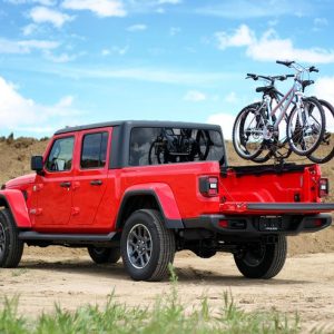 Lets Go Aero Bike Rack, Half Nelson Channel, Truck Bed Mount, Holds 2 Bikes, 35 Pound Per Bicycle Weight Capacity, Cradle System with Straps – B01816