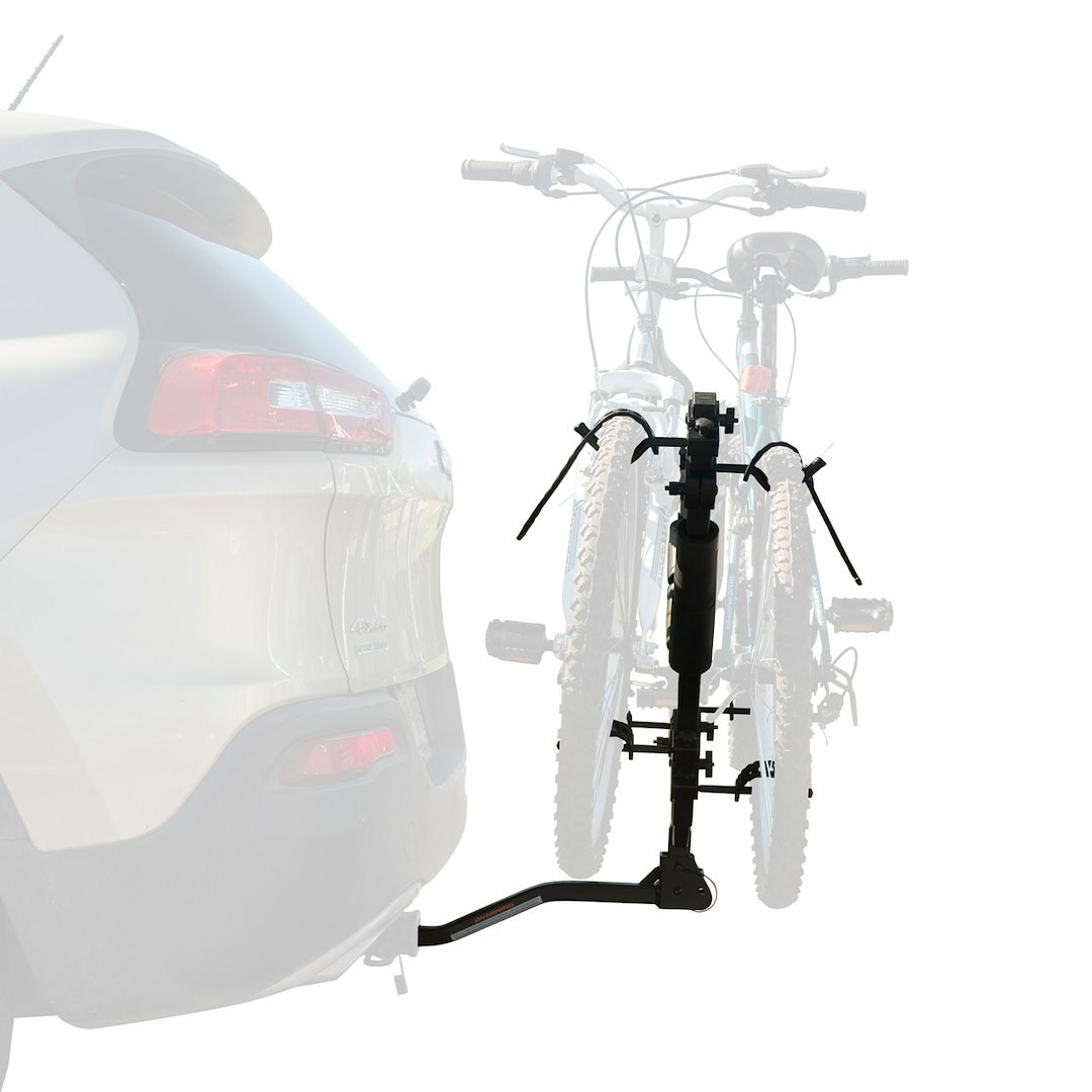 Lets Go Aero Bike Rack, BikeWing-2 Pro, 1-1/4 Inch and 2 Inch Receiver Hitch Mount, Holds 2 Bikes, 40 Pound Per Bicycle Weight Capacity – B02189