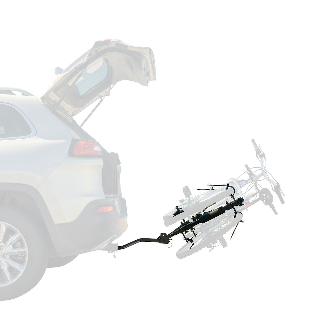 Lets Go Aero Bike Rack, BikeWing-2 Pro, 1-1/4 Inch and 2 Inch Receiver Hitch Mount, Holds 2 Bikes, 40 Pound Per Bicycle Weight Capacity – B02189