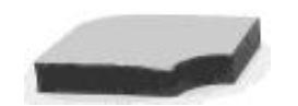 Leer Tonneau Cover Pad, Use with Leer Trilogy Cover, Cab Corner Foam, 10 Millimeter, Single – 133949