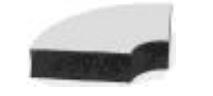 Leer Tonneau Cover Pad, Use with Leer Trilogy Cover, Tail Corner Foam, 10 Millimeter, Single – 133955
