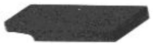 Leer Tonneau Cover Pad, Use with Leer Trilogy Cover, Single Hinge Cap, 10 Millimeter – 133977