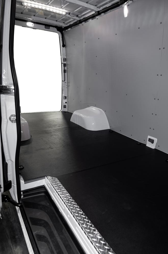 Legend Fleet Solutions Van Wall Liner, Econolite, With Front and Rear Driver Side/ Rear Passenger Side Panels, Light Gray – 05F04-20-M