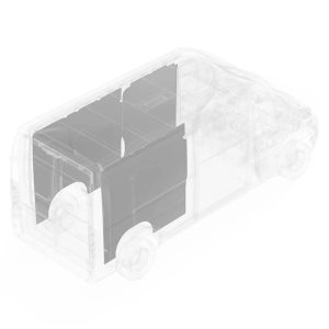 Legend Fleet Solutions Van Wall Liner, Econolite, With Front and Rear Driver Side/ Rear Passenger Side Panels, Textured Light Gray – 05R04-20-H