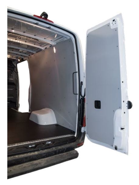 Legend Fleet Solutions Van Wall Liner, Econolite, Door Liner Only, Light Gray, 4MM Thick Polypropylene – 07F00-20-M
