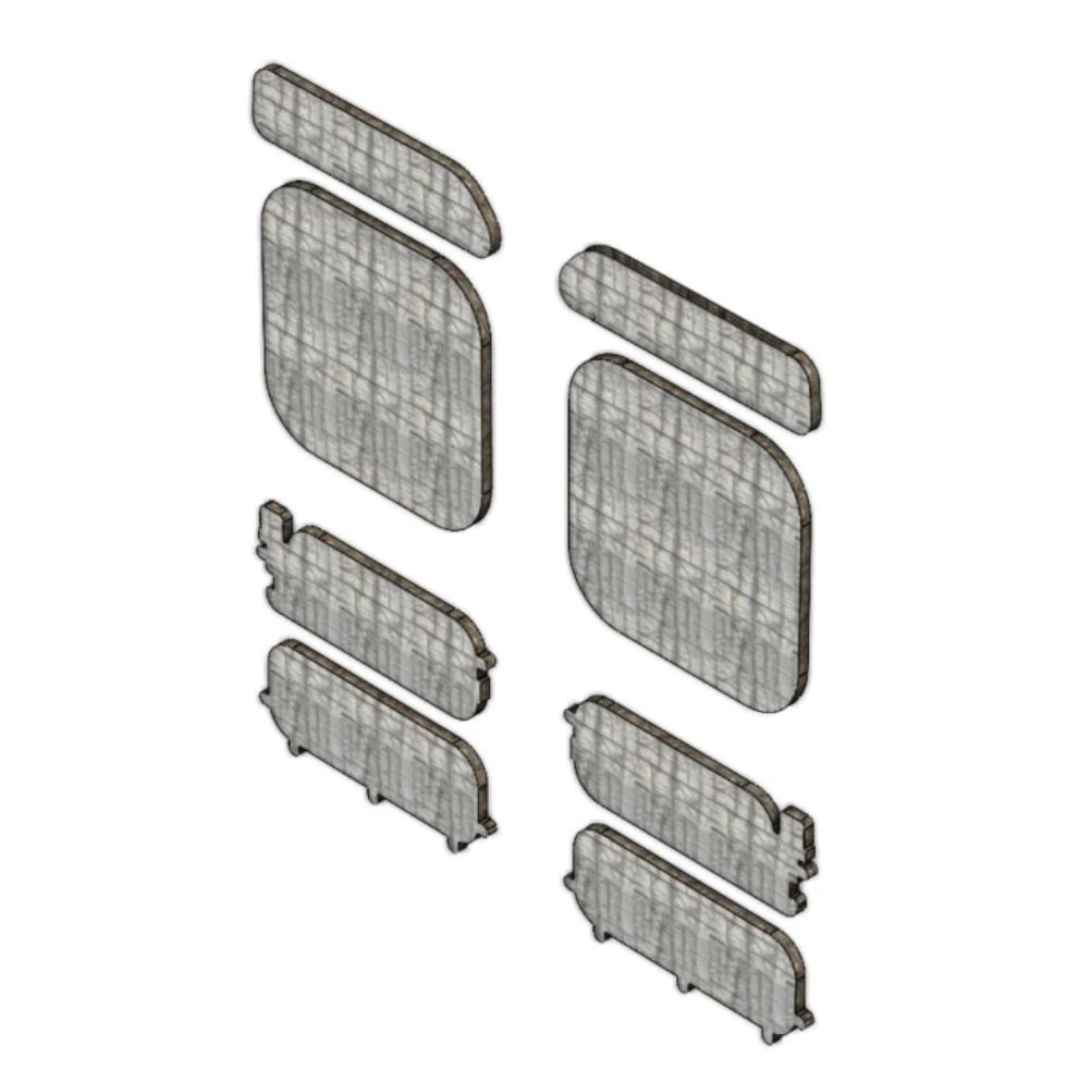 Legend Fleet Solutions Van Wall Insulation Kit, Tempshield, Full Kit, Insulate Van Interior from Heat and Cold – RA0814-FKZL0.H