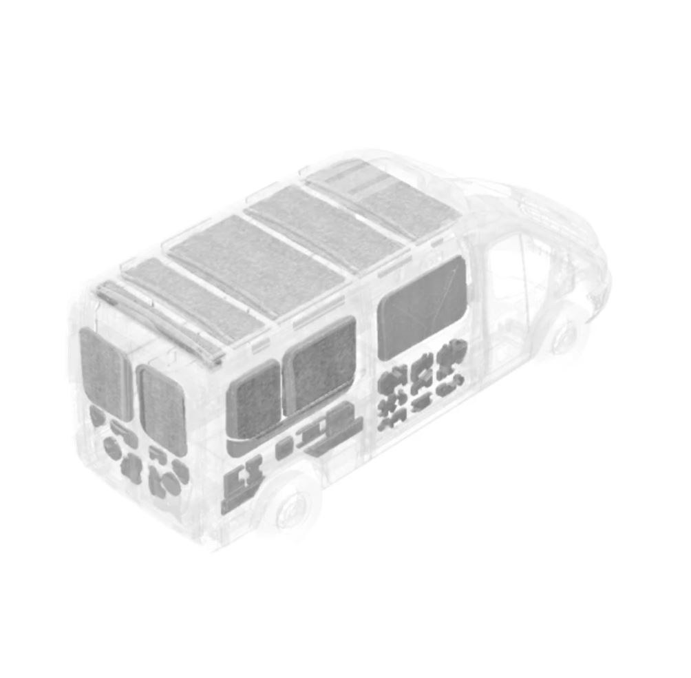 Legend Fleet Solutions Van Wall Insulation Kit, Tempshield, Full Kit, Insulate Van Interior from Heat and Cold – FD1114-FKZL0.H