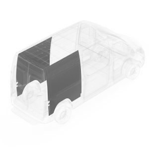 Legend Fleet Solutions Van Wall Liner, Duratherm, With Front and Rear Driver Side/ Rear Passenger Side Panels, Gray – 124-114-2613.LR
